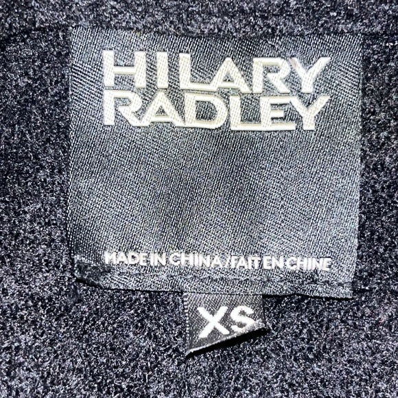 Hillary Radley Solid Black Wool Teddy Like Oversized Jacket sz XS - Picture 11 of 12